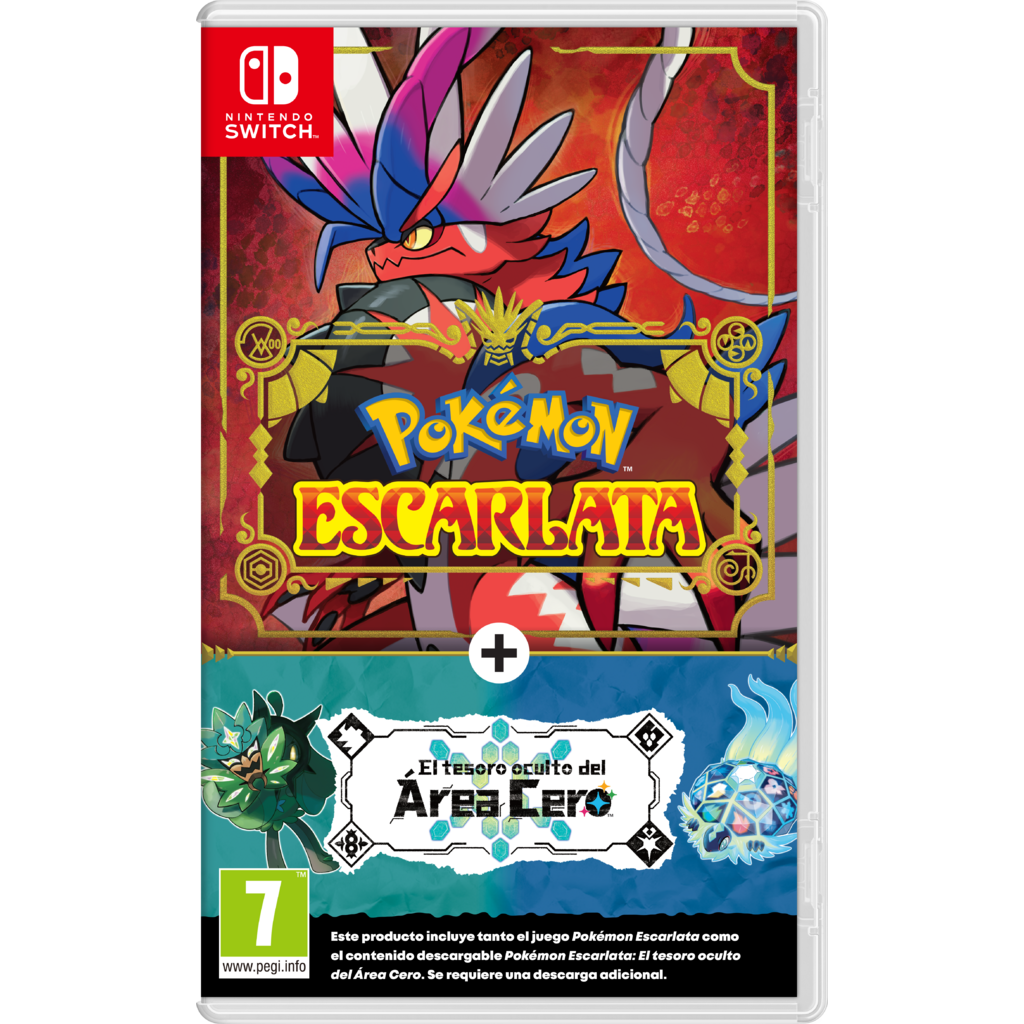 SWITCH POKEMON ESCARLATA +PACK EXP. EL TESORO OCUL